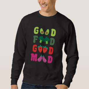 Sudadera Alimentos a base de plantas Buen humor Go Vegetari