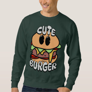 Sudadera Alimentos, Hamburguesa Linda, Simple y Frío