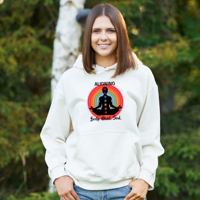 Sudadera "Alinear el alma de la mente corporal" Chakra Medi (Subido por el creador)