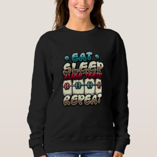 Sudadera Alinear el sueño Alinear los dientes Repetir ortod