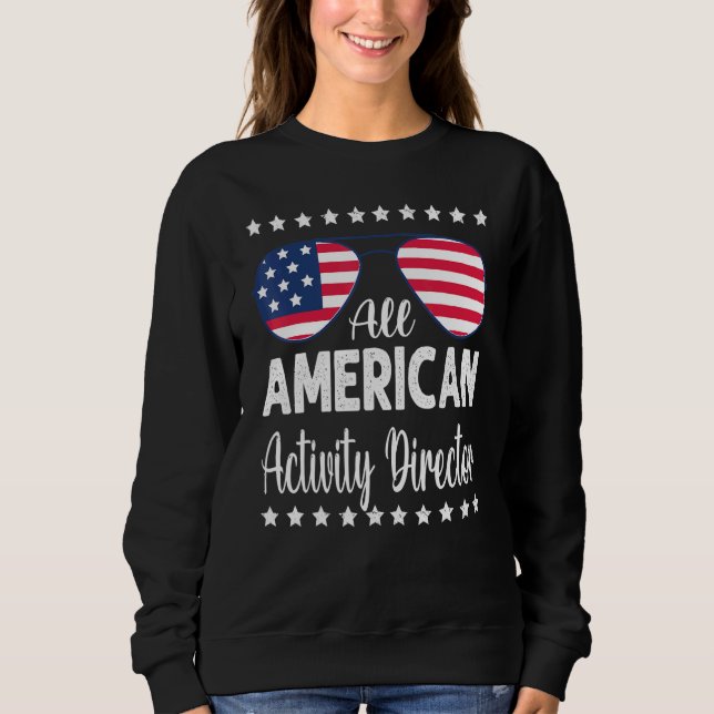 Sudadera All American Activity Director 4 De Julio Sunglas (Anverso)