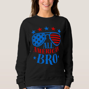 Sudadera All American Bro 4 of July Men Gafas de sol estado