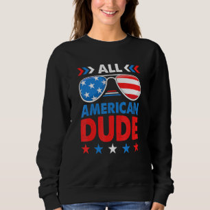 Sudadera All American Dude 4 De Julio Gafas De Sol Niños