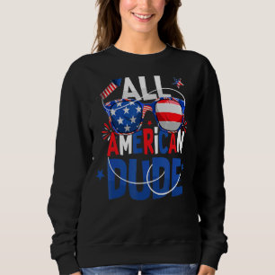 Sudadera All American Dude Gafas de sol Bandera Usa Niños 4