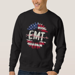 Sudadera All American Emt Life Bandera Americana Girasol 4