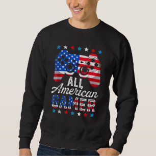 Sudadera All American Gamer Video Game Flag