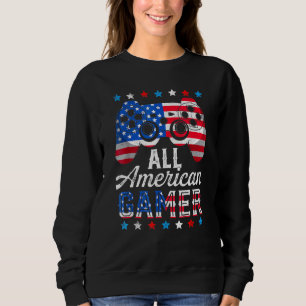 Sudadera All American Gamer Video Game Flag
