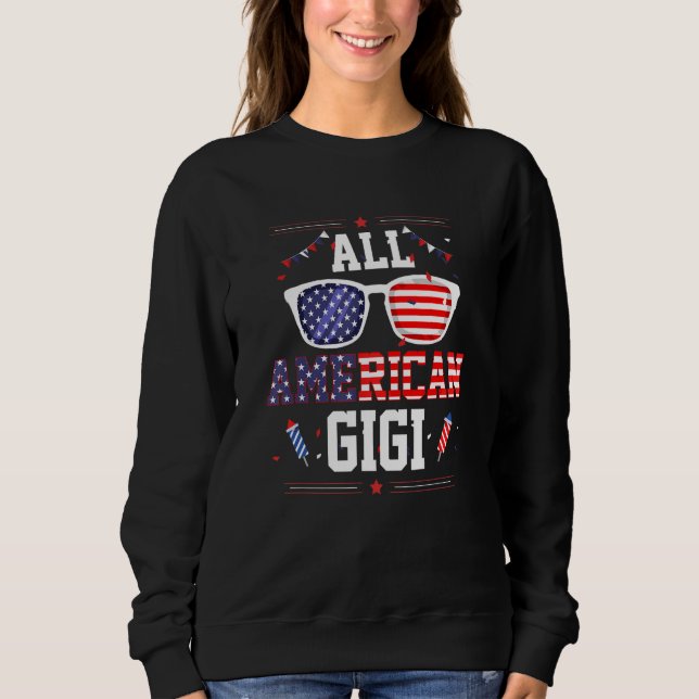 Sudadera All American Gigi 4th of July US Flag Sunglasses F (Anverso)