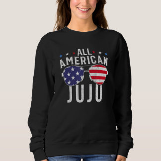 Sudadera All American Juju USA Flag Sunglasses 4th Of July 
