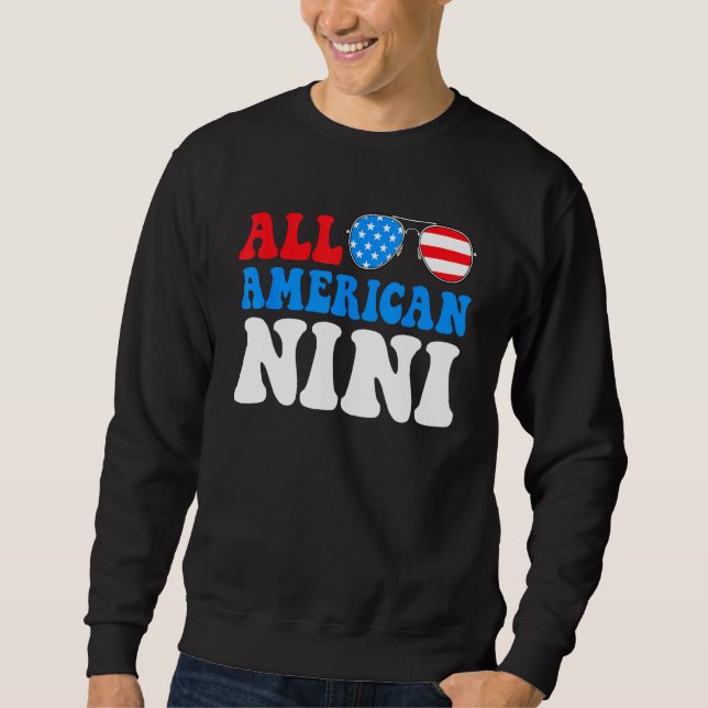 Sudadera All American Nini American Flag 4th of July Patrio (Anverso)