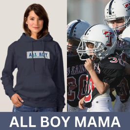 Sudadera All Boy Mama Cute Navy Blue