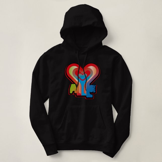 SUDADERA ALL LOVES  BY MASANSER (Diseño del anverso)