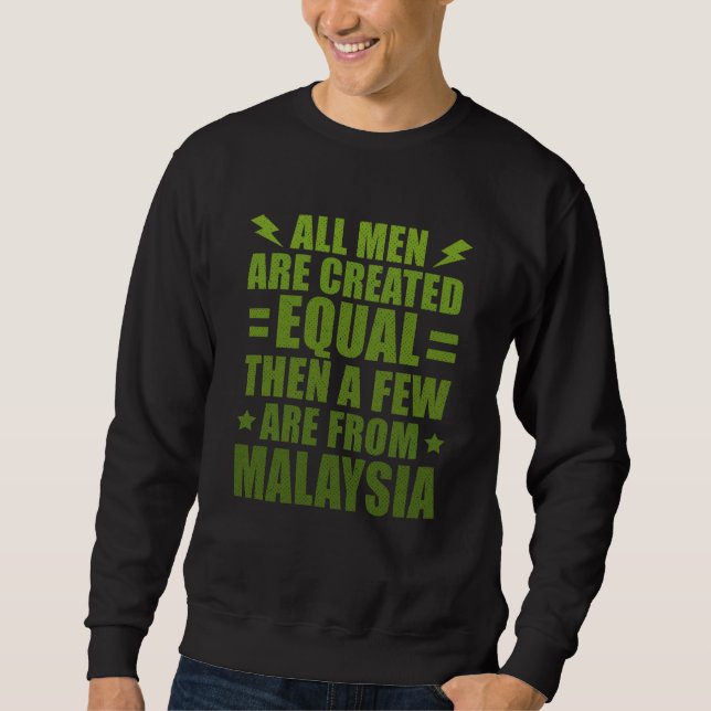 Sudadera All Men Are Created Equal German Humor Germany (Anverso)