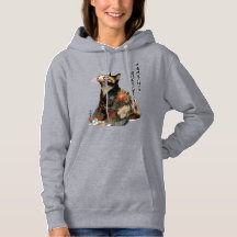 "All Things Change" Japanese Cat in Kimono Art