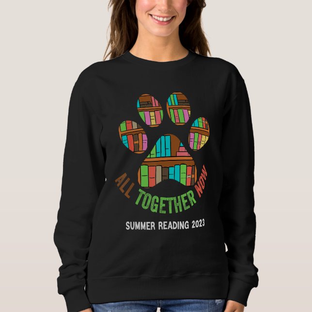Sudadera All Together Now Summer Reading Program 2023 Books (Anverso)