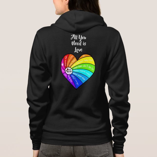 Sudadera All You Need is Love (Reverso)