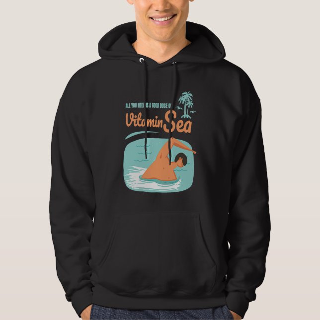 Sudadera All you need is vitamin sea fun (Anverso)