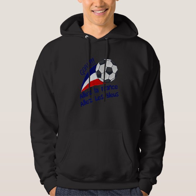 Sudadera Allez La France Allez Les Bleus Goal Soccer French (Anverso)