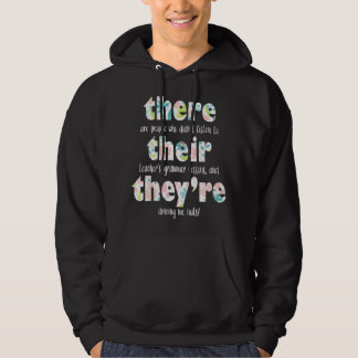 Sudadera Allí Su Ellos Gramática Inglesa Profesor Pun Gi