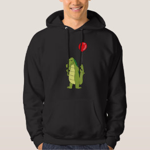 Sudadera Alligador con cumpleaños de cocodrilo en globo