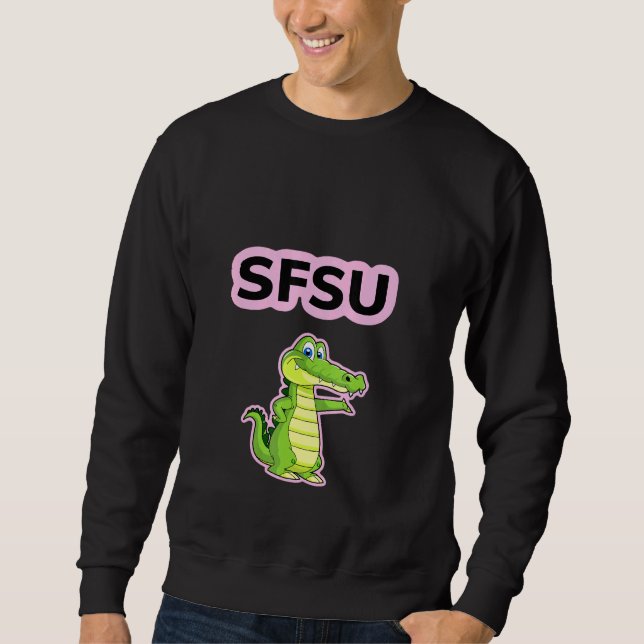Sudadera Alligador verde (Anverso)