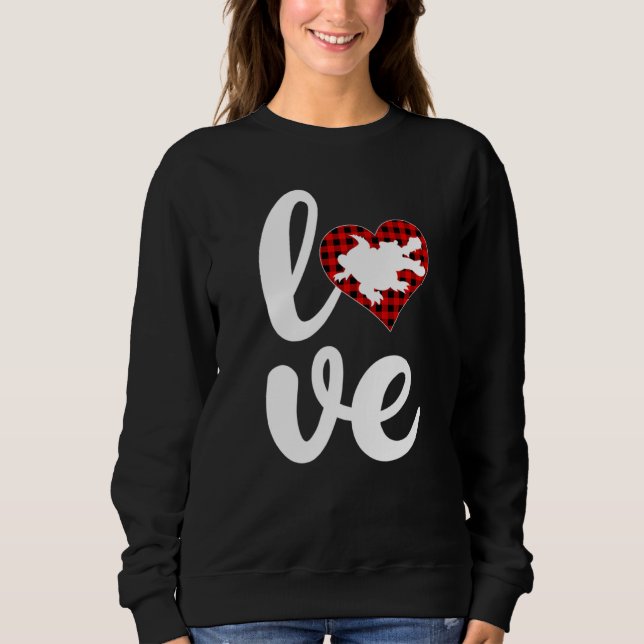 Sudadera Alligator Buffalo Plaid Love Alligator Valents (Anverso)
