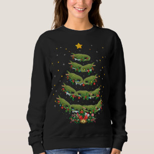 Sudadera Alligator Lover Xmas Regalo Árbol de Navidad