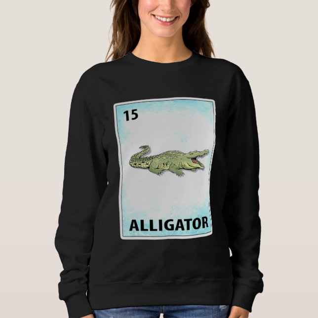 Sudadera Alligator Mexican Cards (Anverso)