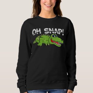 Sudadera Alligator Oh Snap Gator Cumpleaños Para Los Niños 