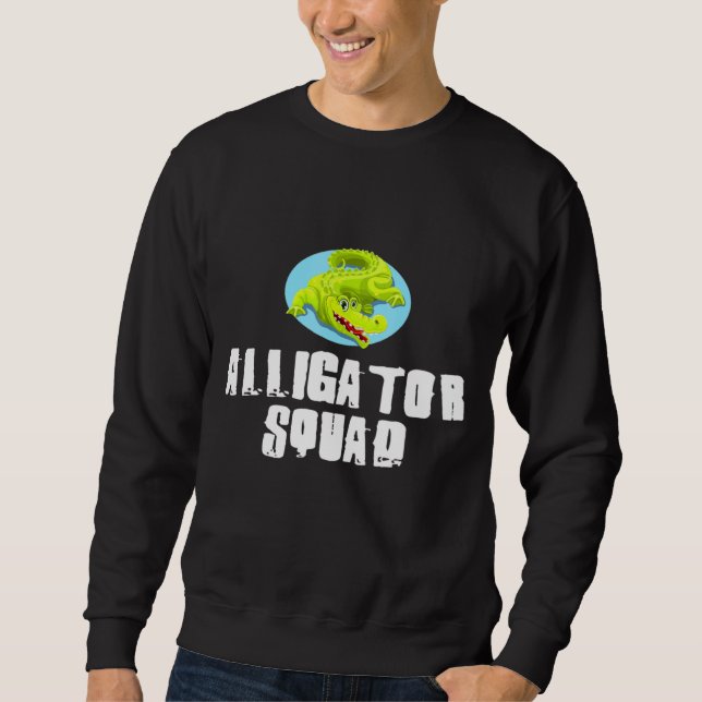 Sudadera Alligator Squad Guay Animal (Anverso)