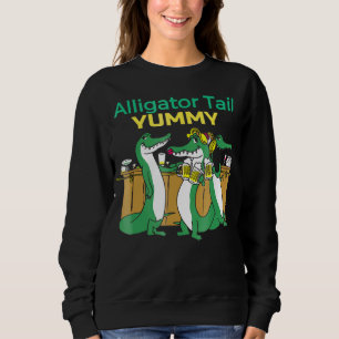 Sudadera Alligator Tail Drinking Teams Bar Humorous