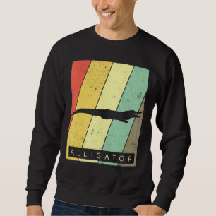 Sudadera Alligator Vintage Retro Poster Animal
