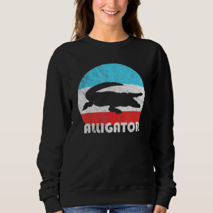 Sudadera Alligator Vintage Retro Silhouette