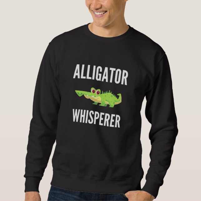 Sudadera Alligator Whisperer (Anverso)
