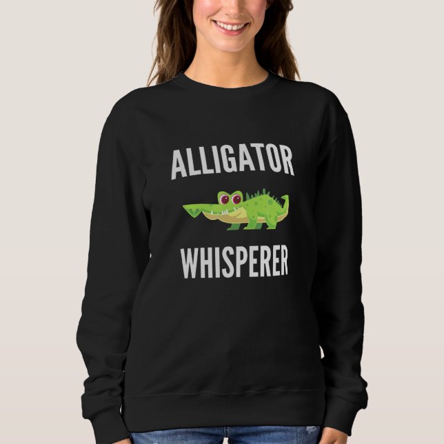 Sudadera Alligator Whisperer (Anverso)