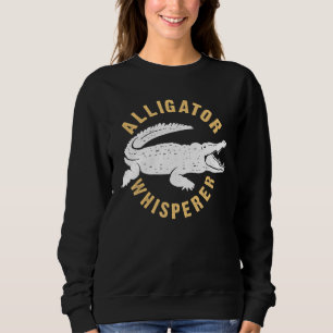 Sudadera Alligator Whisperer Crocodile Animals Herpetology