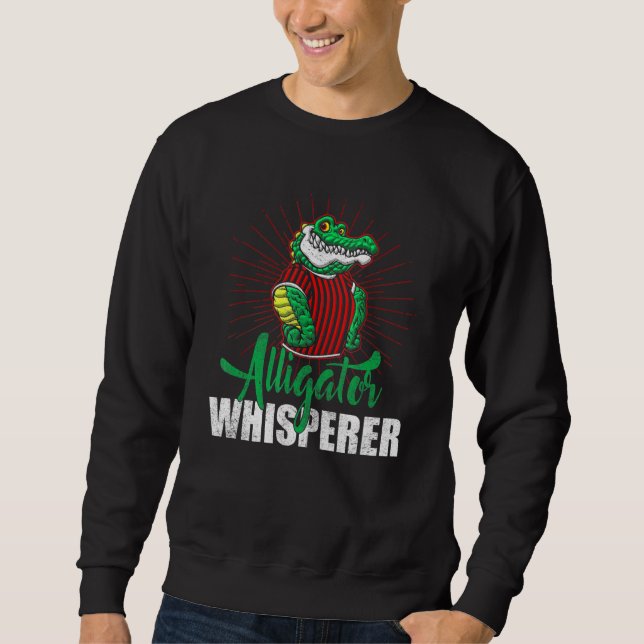 Sudadera Alligator Whisperer For Gator Hunters (Anverso)