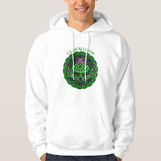 Sudadera Allison Scottish Tartan Celtic Thistle (Anverso)