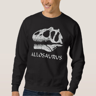 Sudadera Allosauro Head Fossil Skull Dinosaur Bones