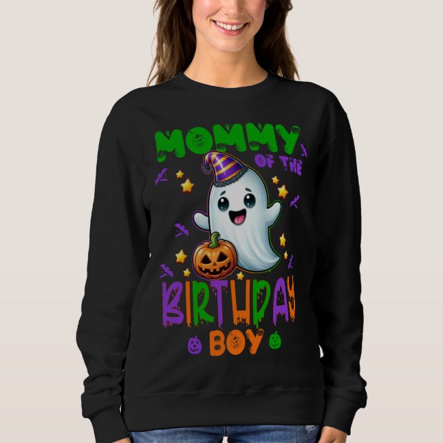Sudadera "alloween Ghost Birthday Boy Mommy Spooky Fun (Anverso)