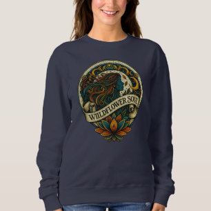 Sudadera Alma de Flor Silvestre Arte Boho