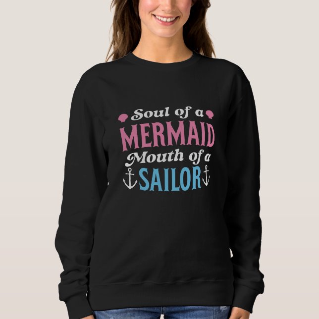 Sudadera Alma De Una Boca De Sirena De Un Marinero (Anverso)