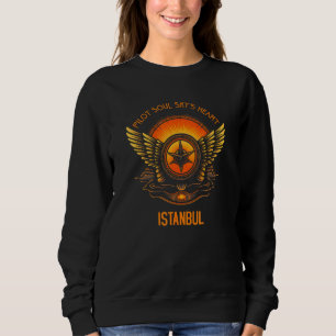 Sudadera Alma del piloto Cielo del corazón Diseño del horiz
