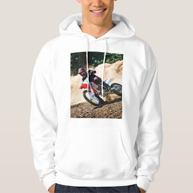 Sudadera almohada de motociclista de motocross (Anverso)
