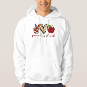 Sudadera Almuerzo de amor por la paz Mujeres Divertidas Lun
