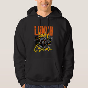 Sudadera Almuerzo Lady Boo Crew Funny Woman Cafetería Traba