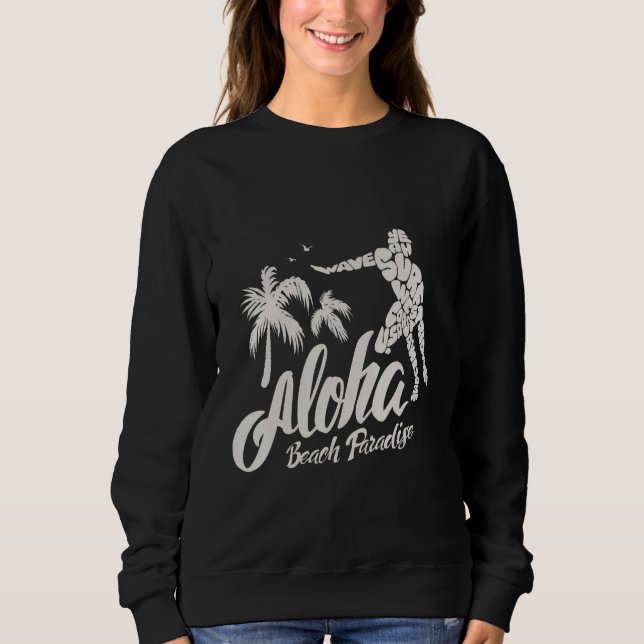 Sudadera Aloha Beach Paradise (Anverso)