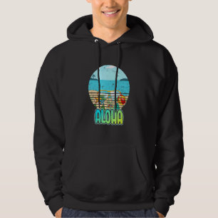Sudadera Aloha Beach Vaca, isla tropical hawaiana