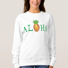 Sudadera ALOHA Fruta tropical hawaiana de piña