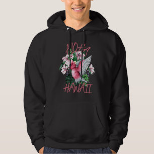 Sudadera Aloha Hawái Cacatúa Rosa Y Gris Exótica Tropica
